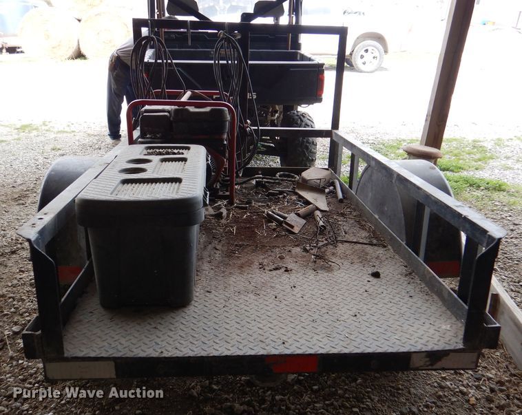 image for item DL2785 Shop built welding trailer