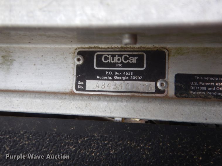 image for item ET9153 Club Car  golf cart