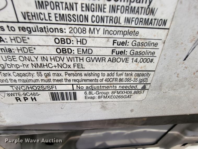 image for item FL9158 2008 Ford E450  shuttle bus