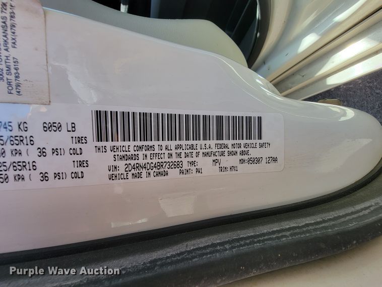 image for item FL9167 2011 Dodge Grand Caravan  van