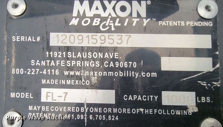 image for item FL9214 (2) Maxon FL-7 end gate lifts