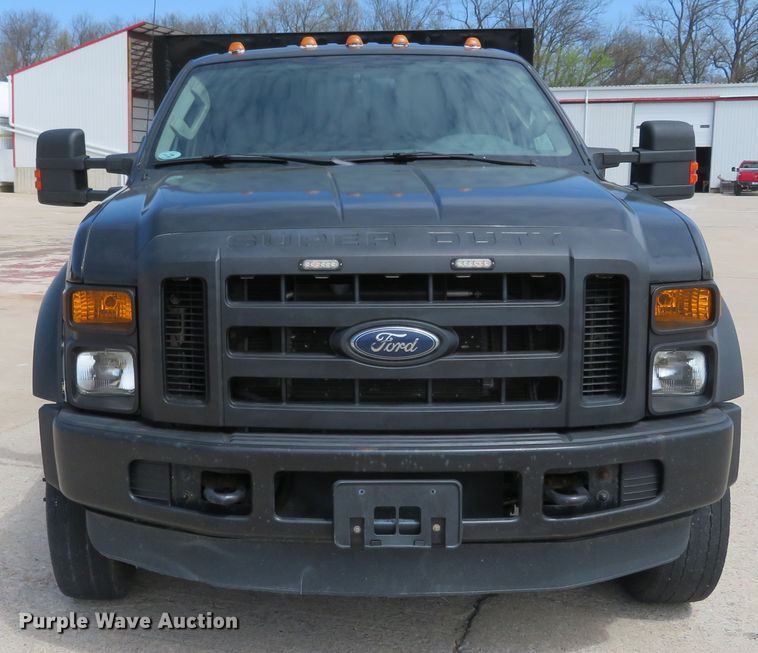 image for item FP9255 2010 Ford F450 Super Duty XL  Crew Cab dump flatbed truck