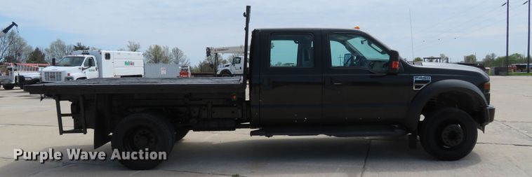 image for item FP9255 2010 Ford F450 Super Duty XL  Crew Cab dump flatbed truck