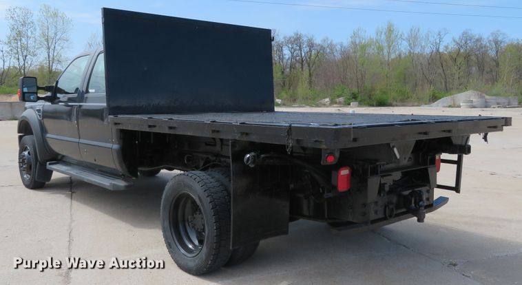 image for item FP9255 2010 Ford F450 Super Duty XL  Crew Cab dump flatbed truck
