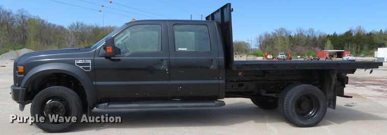 image for item FP9255 2010 Ford F450 Super Duty XL  Crew Cab dump flatbed truck