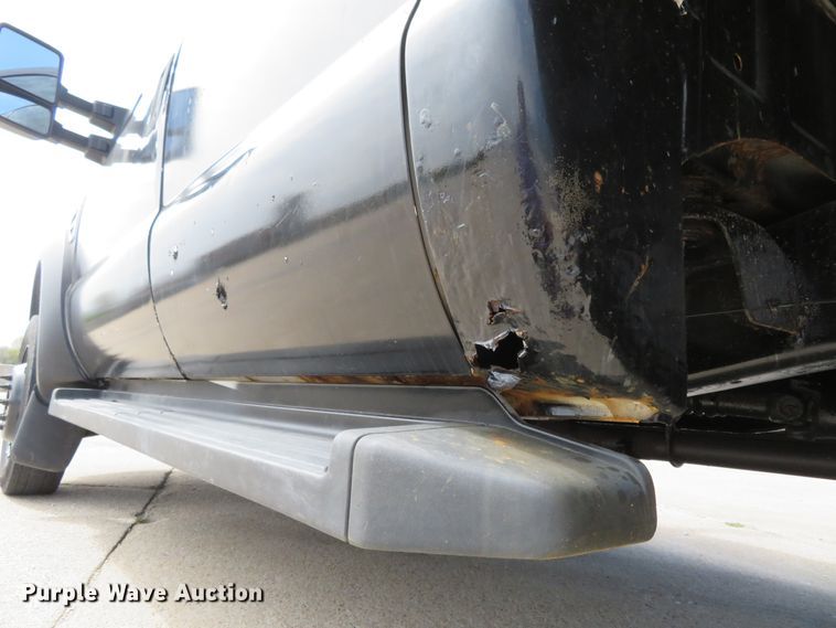 image for item FP9255 2010 Ford F450 Super Duty XL  Crew Cab dump flatbed truck