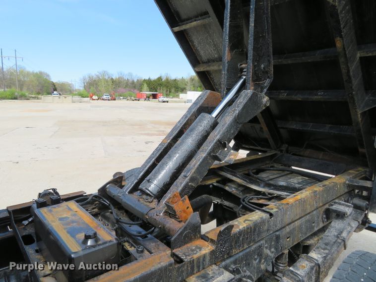 image for item FP9255 2010 Ford F450 Super Duty XL  Crew Cab dump flatbed truck