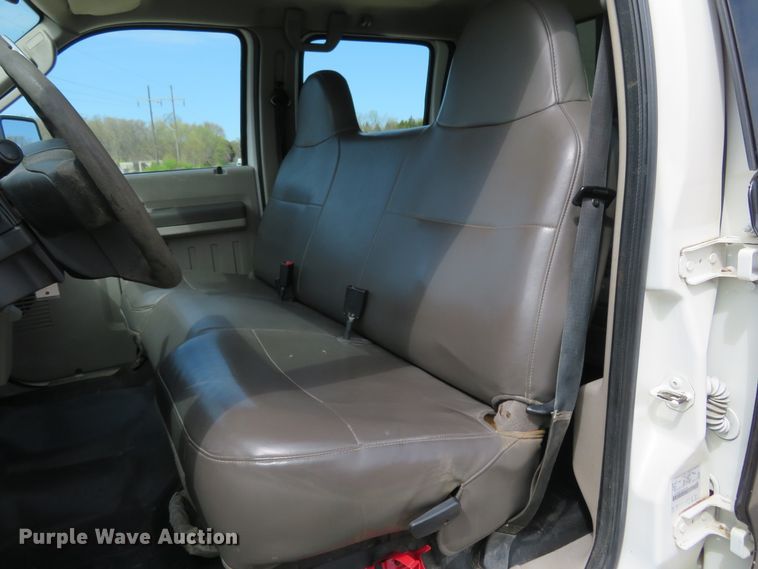 image for item FP9255 2010 Ford F450 Super Duty XL  Crew Cab dump flatbed truck