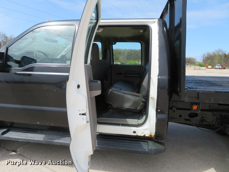 image for item FP9255 2010 Ford F450 Super Duty XL  Crew Cab dump flatbed truck