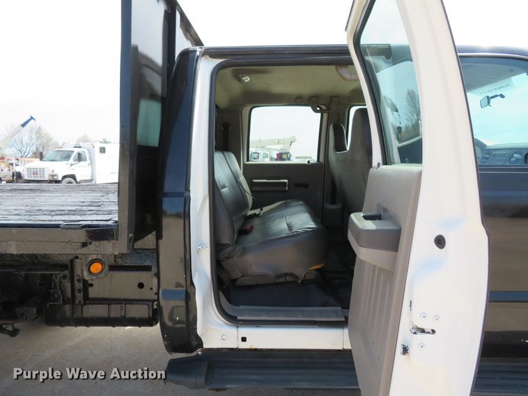 image for item FP9255 2010 Ford F450 Super Duty XL  Crew Cab dump flatbed truck