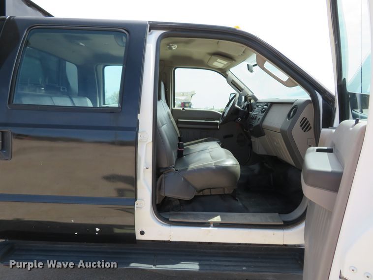 image for item FP9255 2010 Ford F450 Super Duty XL  Crew Cab dump flatbed truck