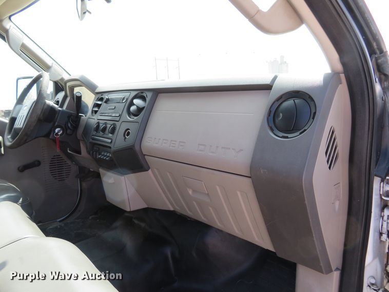 image for item FP9255 2010 Ford F450 Super Duty XL  Crew Cab dump flatbed truck