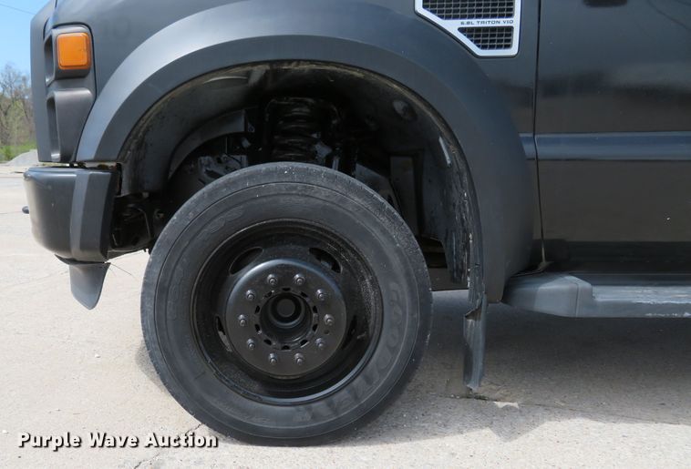 image for item FP9255 2010 Ford F450 Super Duty XL  Crew Cab dump flatbed truck