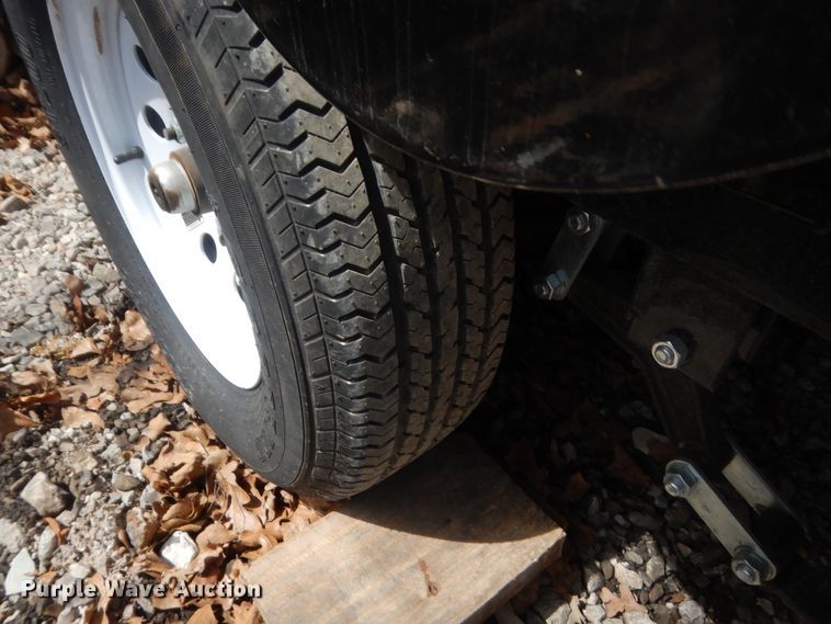 image for item HG9675 1991 Contract Mfg Orange Line TU70  utility trailer