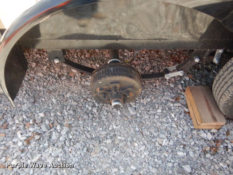 image for item HG9675 1991 Contract Mfg Orange Line TU70  utility trailer