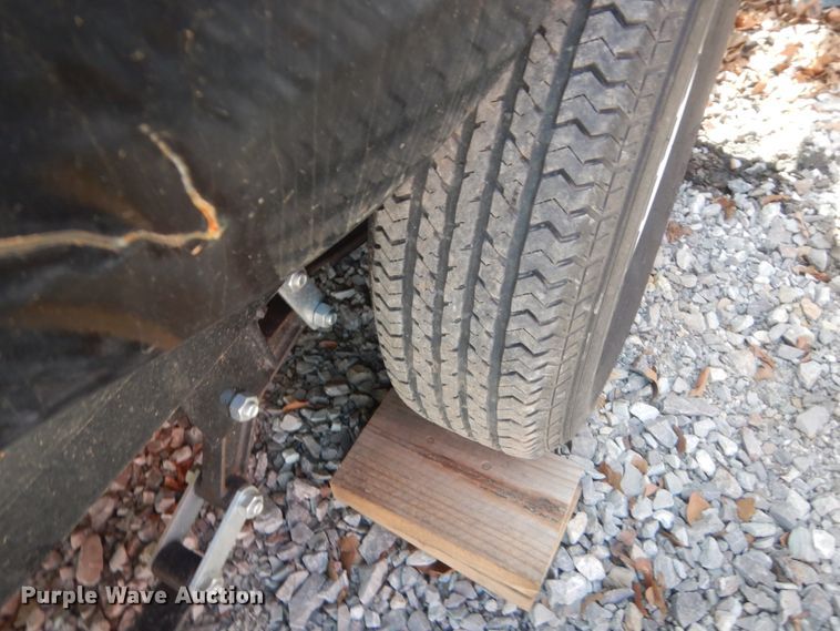 image for item HG9675 1991 Contract Mfg Orange Line TU70  utility trailer