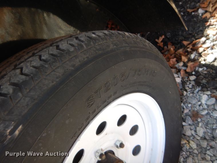 image for item HG9675 1991 Contract Mfg Orange Line TU70  utility trailer