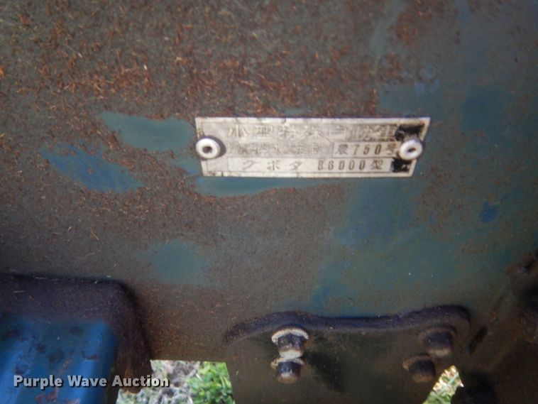 image for item HG9726 Kubota B6000  tractor
