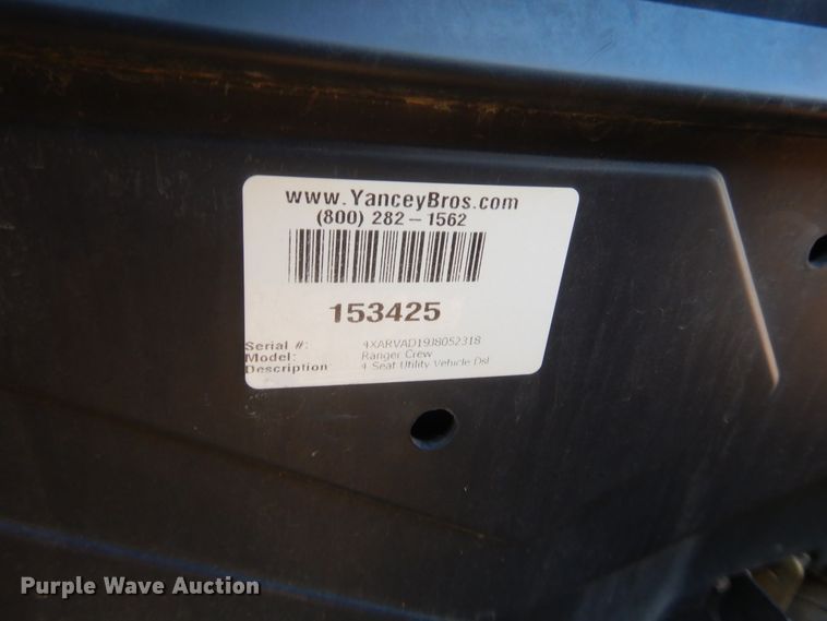 image for item HG9918 Polaris Ranger  utility vehicle