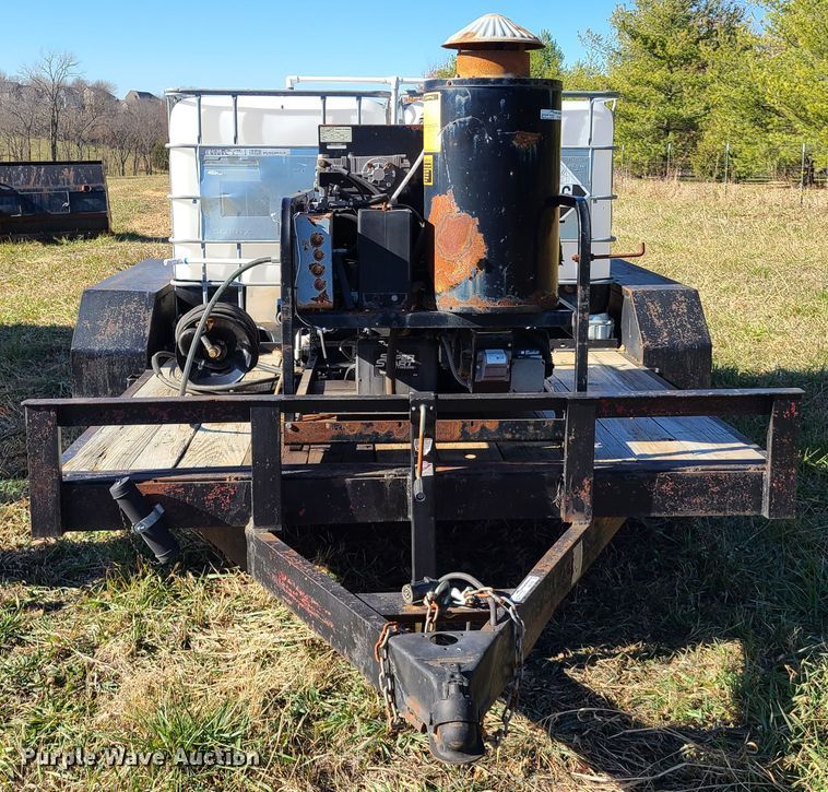 image for item HM9760 1998 Kodiak utility trailer with steam cleaner