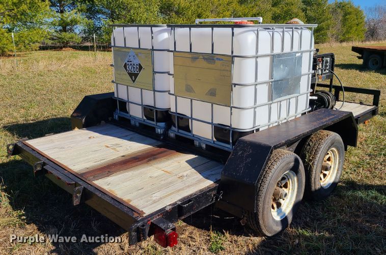 image for item HM9760 1998 Kodiak utility trailer with steam cleaner