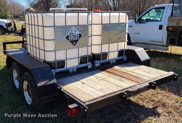 image for item HM9760 1998 Kodiak utility trailer with steam cleaner