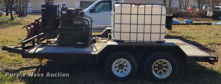 image for item HM9760 1998 Kodiak utility trailer with steam cleaner