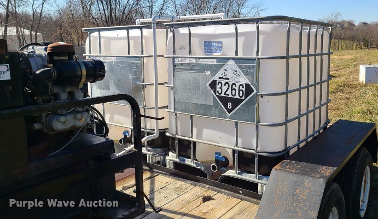 image for item HM9760 1998 Kodiak utility trailer with steam cleaner