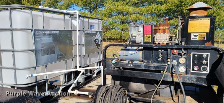 image for item HM9760 1998 Kodiak utility trailer with steam cleaner