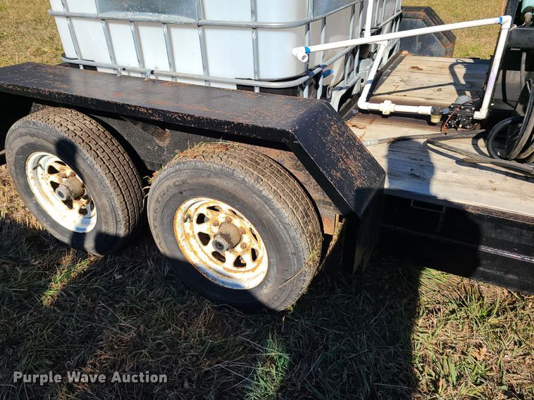 image for item HM9760 1998 Kodiak utility trailer with steam cleaner