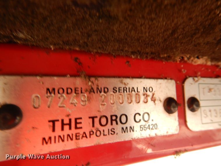 image for item HR9087 Toro Workman 3200  utility vehicle