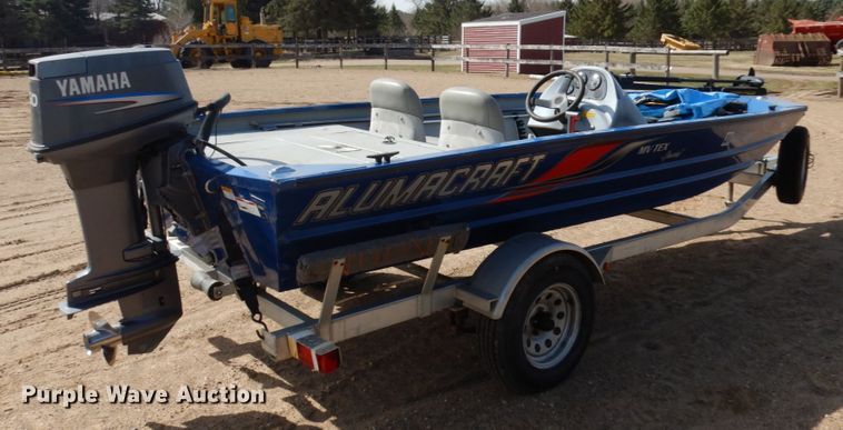 image for item HR9089 2008 Alumacraft Mytex  boat