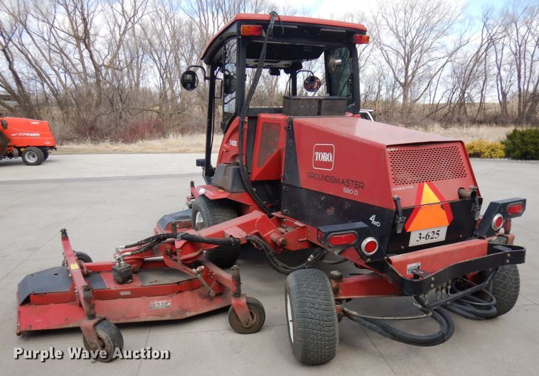 image for item HR9141 Toro Groundmaster 580D  lawn mower