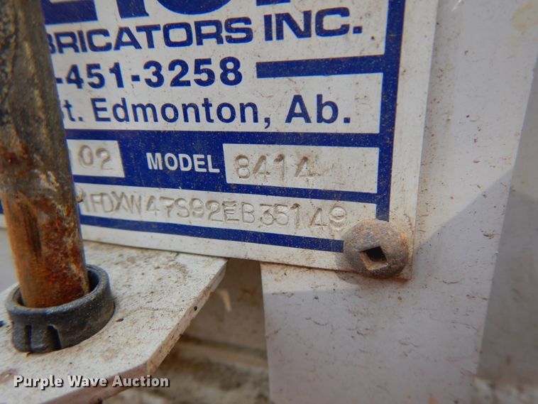 image for item HR9160 Milron 8414 utility bed