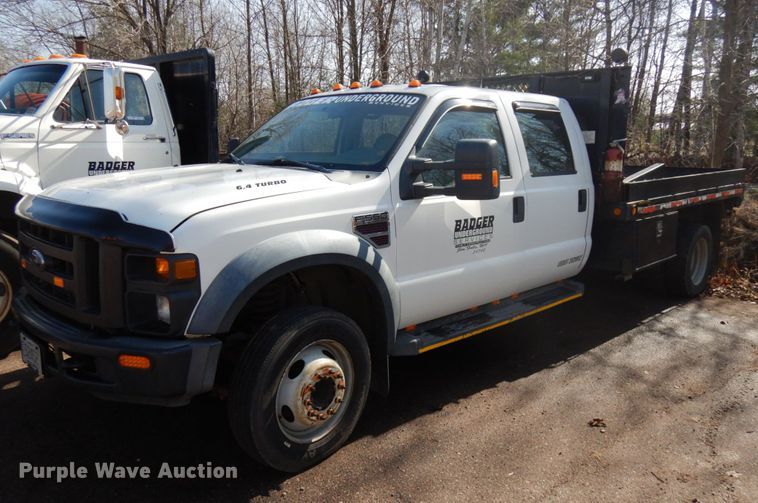 image for item HR9161 2008 Ford F550  flatbed truck