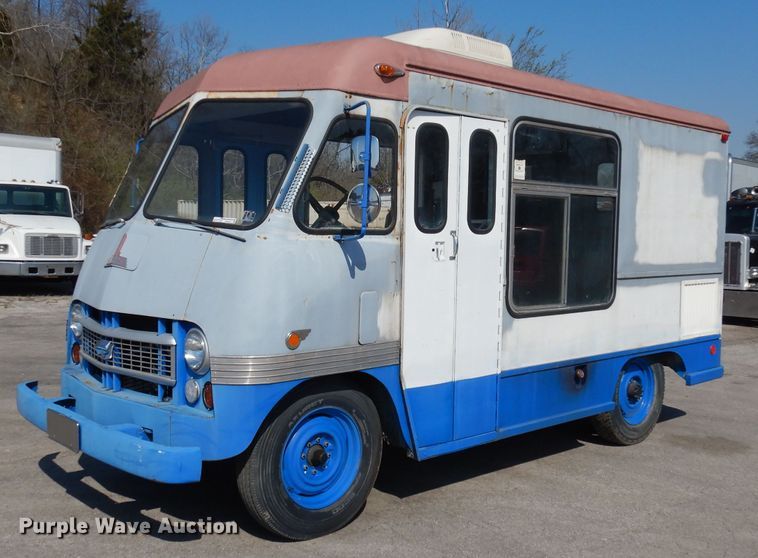 image for item HU9224 1960 Ford Boyertown  delivery truck