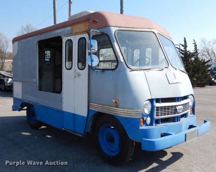 image for item HU9224 1960 Ford Boyertown  delivery truck