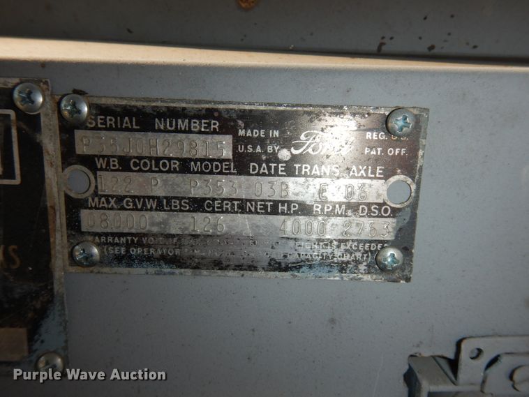 image for item HU9224 1960 Ford Boyertown  delivery truck