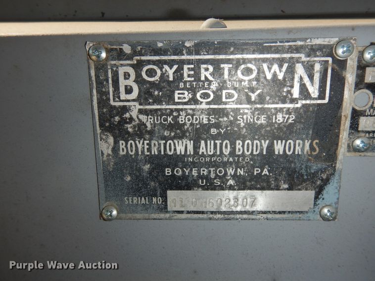 image for item HU9224 1960 Ford Boyertown  delivery truck