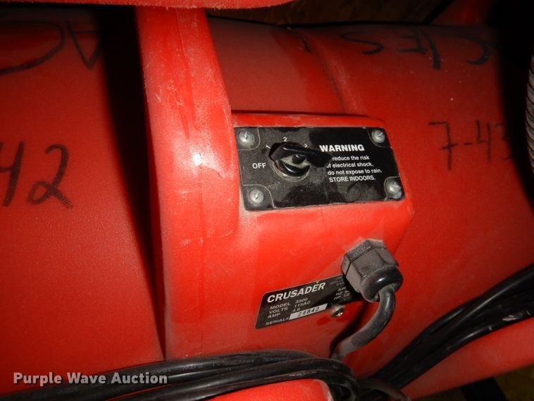 image for item HU9232 (17) Crusader carpet dryer fans