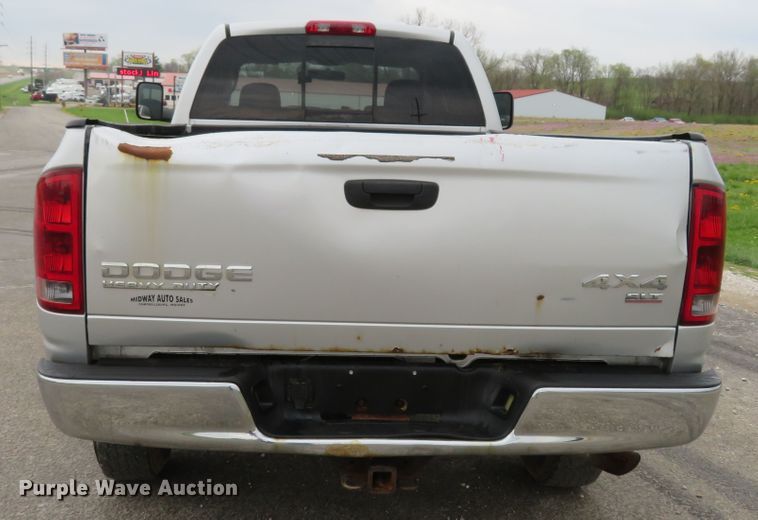 image for item HV9735 2003 Dodge Ram 2500HD SLT  Quad Cab pickup truck