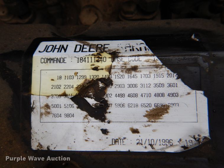 image for item II9807 1997 John Deere 8875  skid steer loader