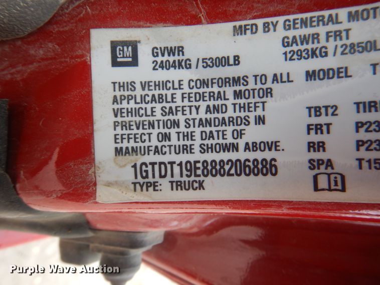 image for item II9819 2008 GMC Canyon  Ext. Cab pickup truck