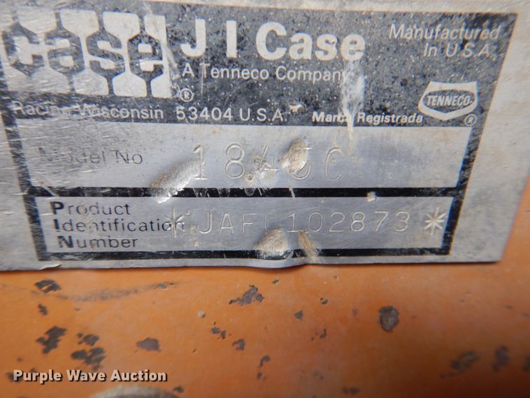 image for item II9823 1993 Case 1845C  skid steer loader