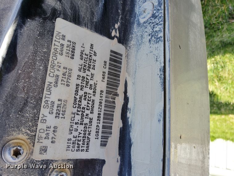 image for item II9860 2001 Saturn SC