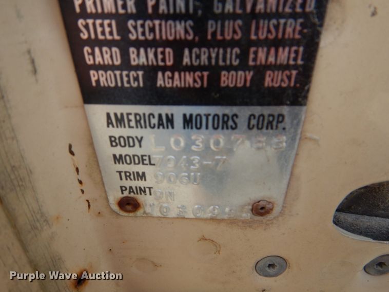 image for item II9864 1979 AMC Spirit DL