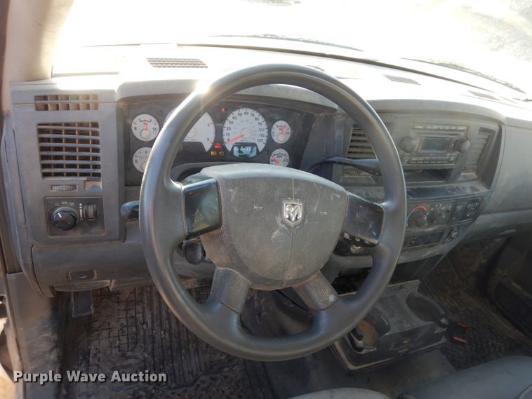 image for item IK9970 2007 Dodge Ram 3500  flatbed pickup truck