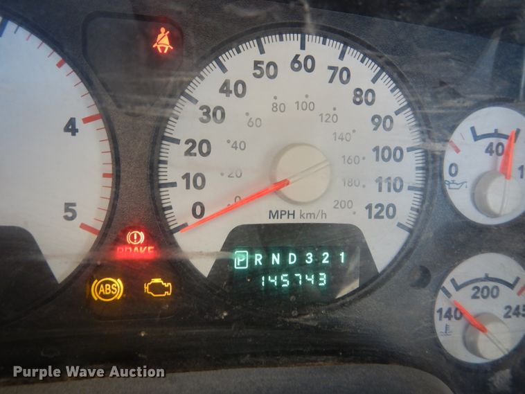 image for item IK9970 2007 Dodge Ram 3500  flatbed pickup truck