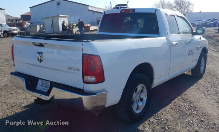 image for item IK9973 2015 Dodge Ram 1500  Quad Cab pickup truck