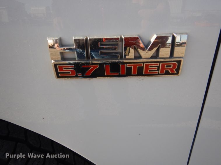 image for item IK9973 2015 Dodge Ram 1500  Quad Cab pickup truck